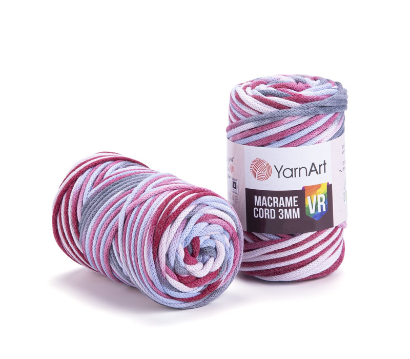 Пряжа YarnArt Macrame Cord 3mm VR 917