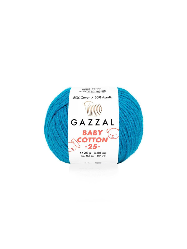 Пряжа Gazzal BabyCotton 25 цвет 3428