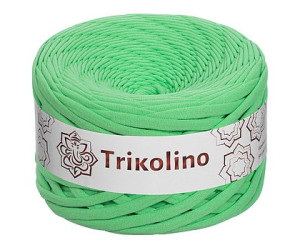 Пряжа трикотажная 7-9 мм "Trikolino" 100м. Ярко-зеленый