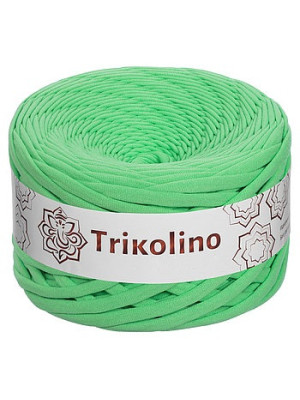 Пряжа трикотажная 7-9 мм "Trikolino" 100м. Ярко-зеленый