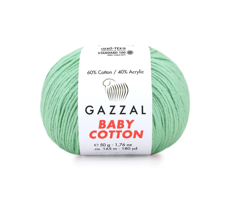Пряжа Gazzal BabyCotton 3425 Пряжа Gazzal BabyCotton 3425