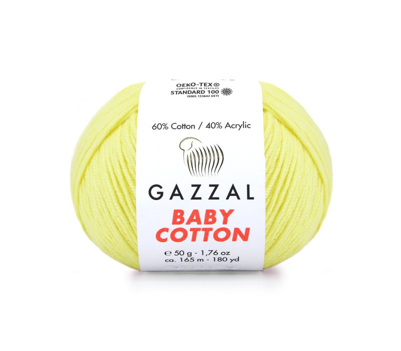 Пряжа Gazzal BabyCotton 3413 Пряжа Gazzal BabyCotton 3413