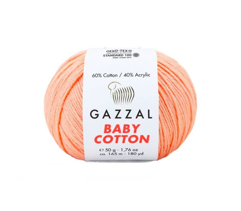 Пряжа Gazzal BabyCotton 3412