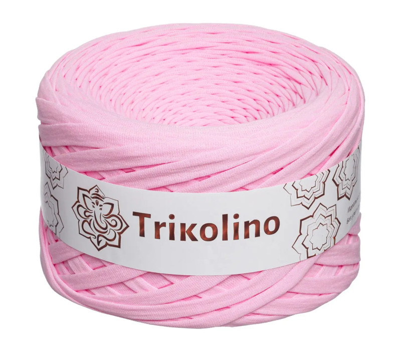 Пряжа трикотажная 7-9 мм "Trikolino" 100м. Розовая Орхидея