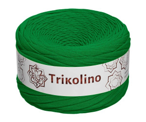 Пряжа трикотажная 7-9 мм "Trikolino" 100м. Лесной зеленый