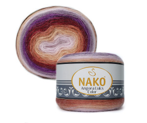 Пряжа Nako Angora Luks Color 81918