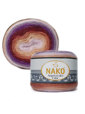 Пряжа Nako Angora Luks Color 81918