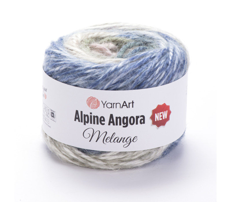 Пряжа YarnArt Alpine Angora Melange New 6408 Пряжа YarnArt Alpine Angora Melange New 6408
