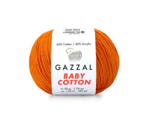 Пряжа Gazzal BabyCotton 3419