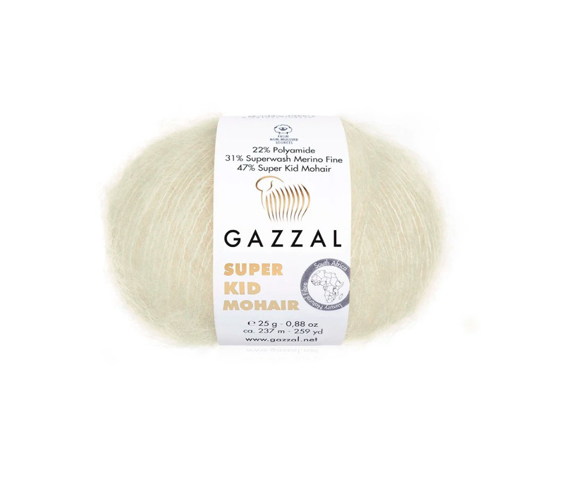 Пряжа Gazzal Super Kid Mohair 64437