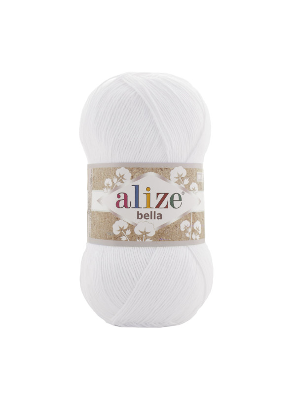 Пряжа Alize Bella 100 55 White