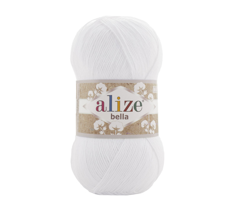 Пряжа Alize Bella 100 55 White