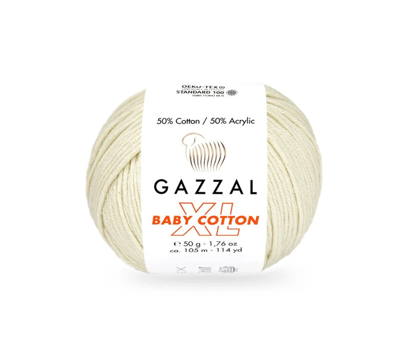 Пряжа Gazzal BabyCotton XL 3437 Пряжа Gazzal BabyCotton XL 3437