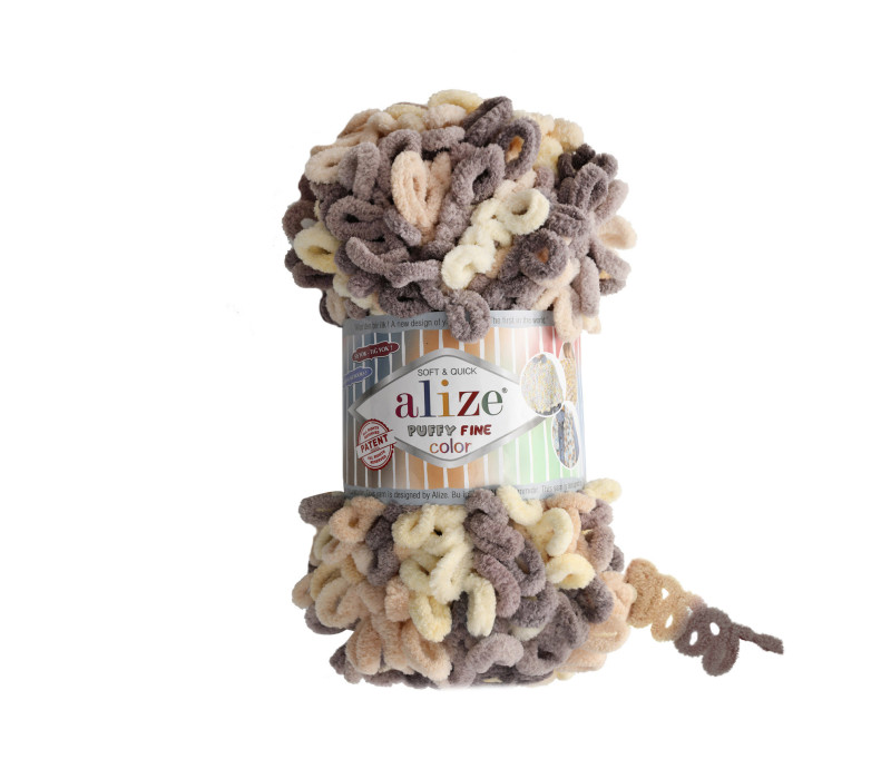 Пряжа Alize Puffy Fine Color 6034 Пряжа Alize Puffy Fine Color 6034