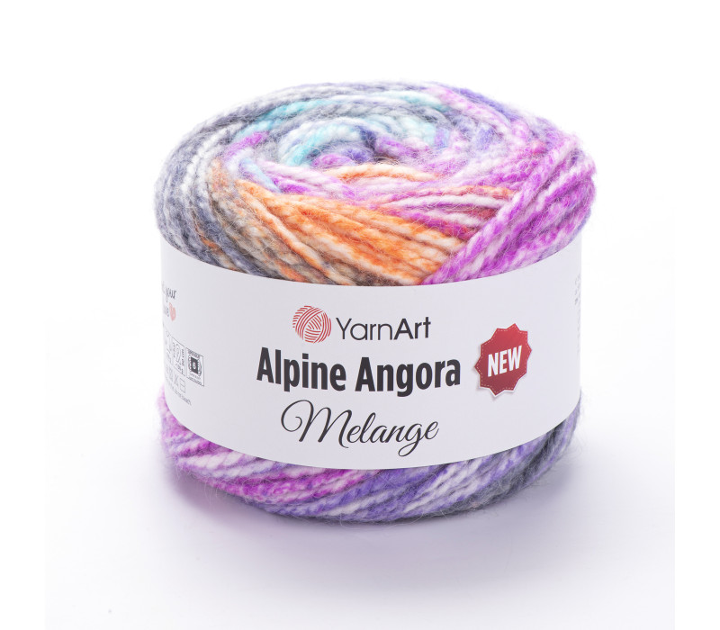 Пряжа YarnArt Alpine Angora Melange New 6415 Пряжа YarnArt Alpine Angora Melange New 6415