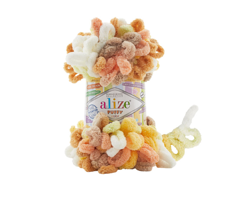 Пряжа Alize Puffy Color 6528 Пряжа Alize Puffy Color 6528