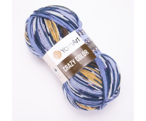 Пряжа Yarnart Crazy Color 182