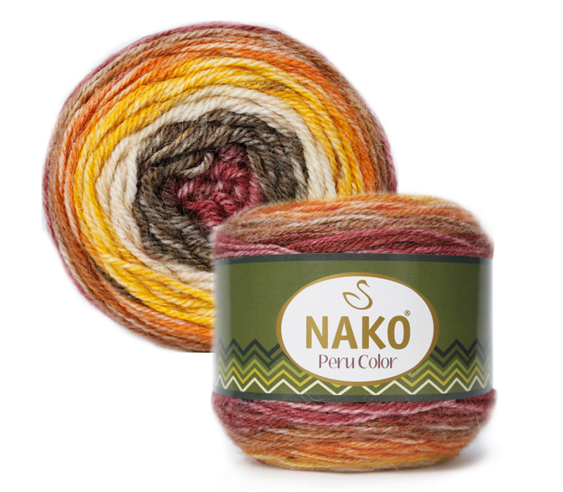 Пряжа Nako Peru Color 32188 Пряжа Nako Peru Color 32188