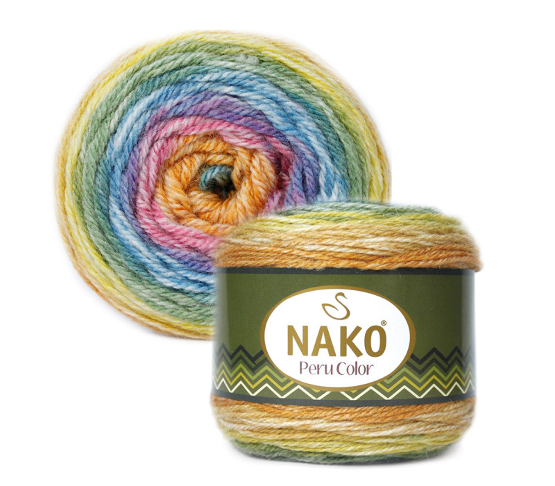 Пряжа Nako Peru Color 32190 Пряжа Nako Peru Color 32190