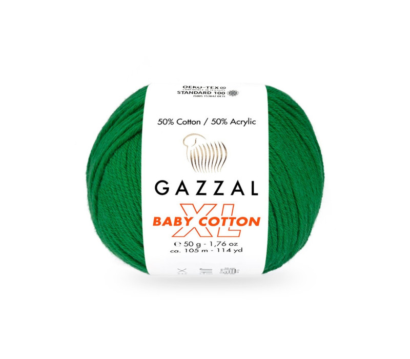 Пряжа Gazzal BabyCotton XL 3456 Пряжа Gazzal BabyCotton XL 3456