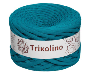 Пряжа трикотажная 7-9 мм "Trikolino" 100м. Темный изумруд