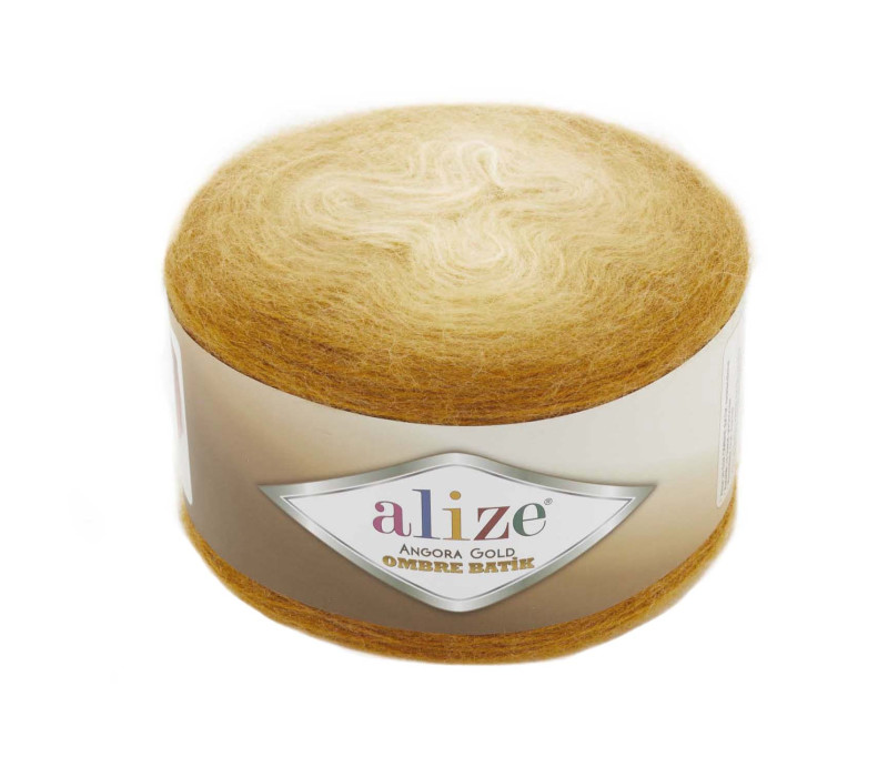 Пряжа Alize Angora Gold Ombre Batik 7358 Пряжа Alize Angora Gold Ombre Batik 7358