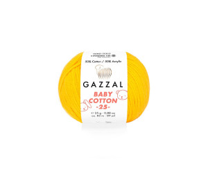 Пряжа Gazzal BabyCotton 25 цвет 3417