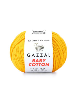 Пряжа Gazzal BabyCotton 25 цвет 3417