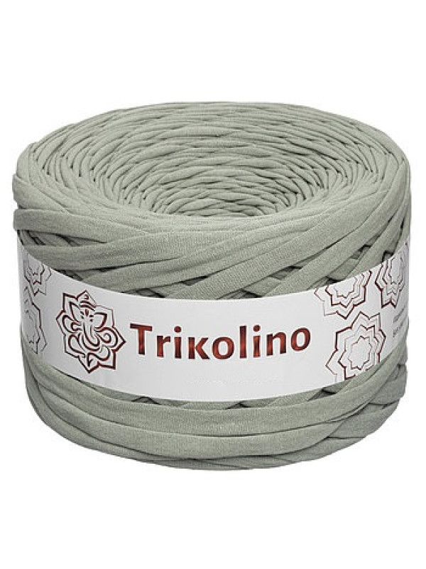 Пряжа трикотажная 7-9 мм "Trikolino" 100м. Оливковый