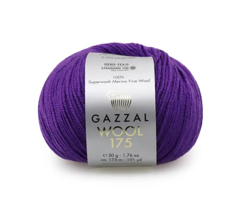 Пряжа Gazzal Wool 175 335