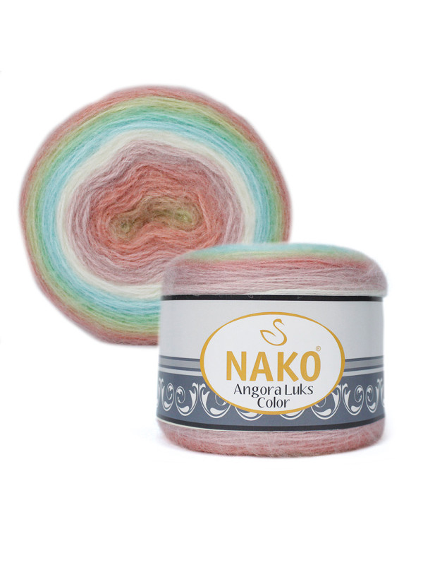 Пряжа Nako Angora Luks Color 81919