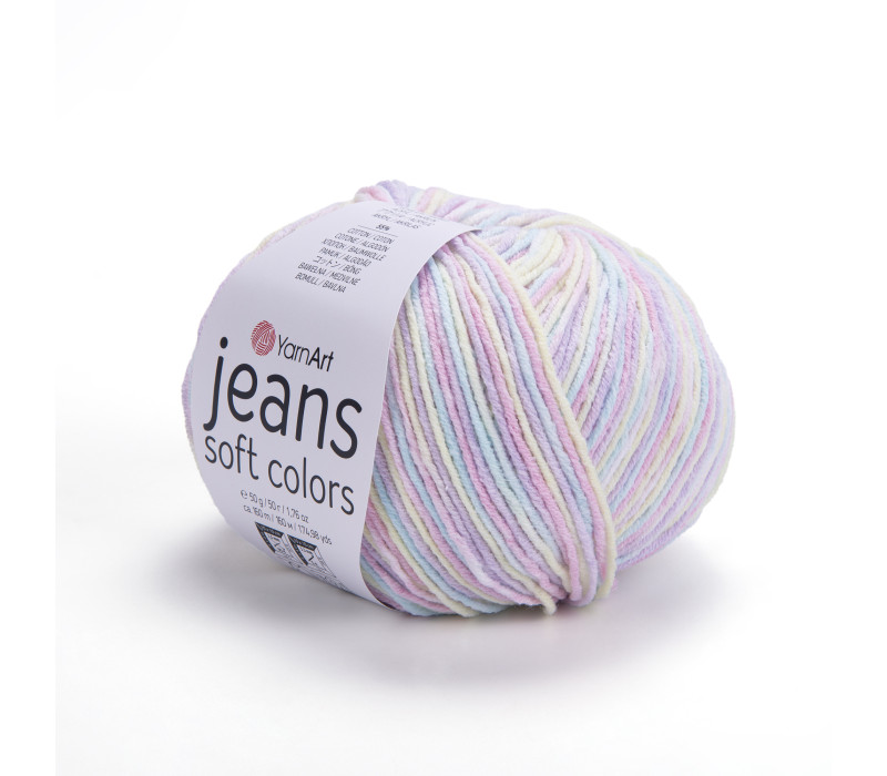 Пряжа YarnArt Jeans Soft Color 6212 Пряжа YarnArt Jeans Soft Color 6212