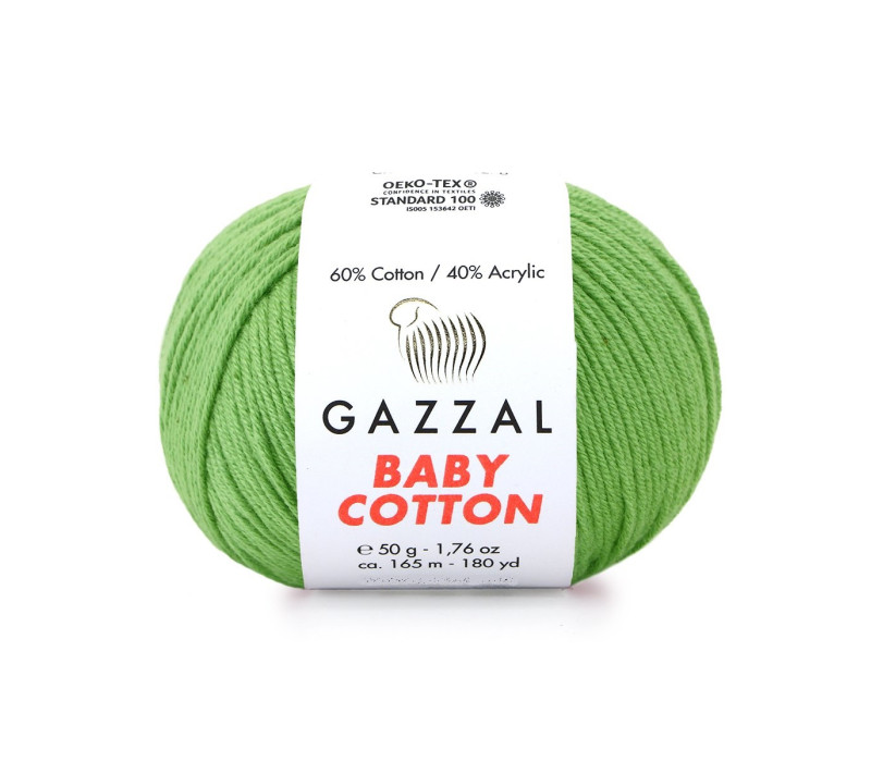 Пряжа Gazzal BabyCotton 3448 Пряжа Gazzal BabyCotton 3448