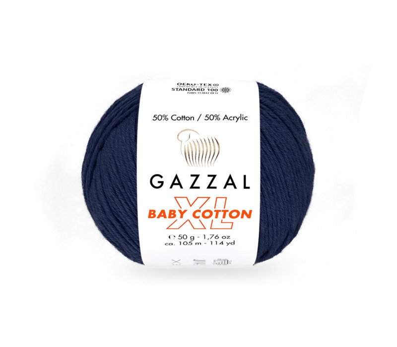 Пряжа Gazzal BabyCotton XL 3438 Пряжа Gazzal BabyCotton XL 3438