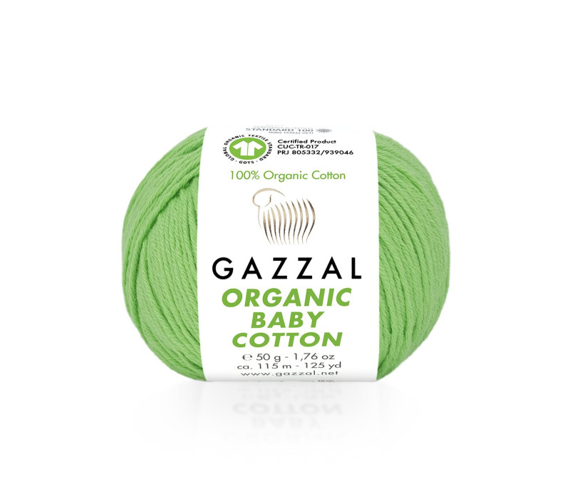 Пряжа Gazzal Organic Baby Cotton 421 Пряжа Gazzal Organic Baby Cotton 421