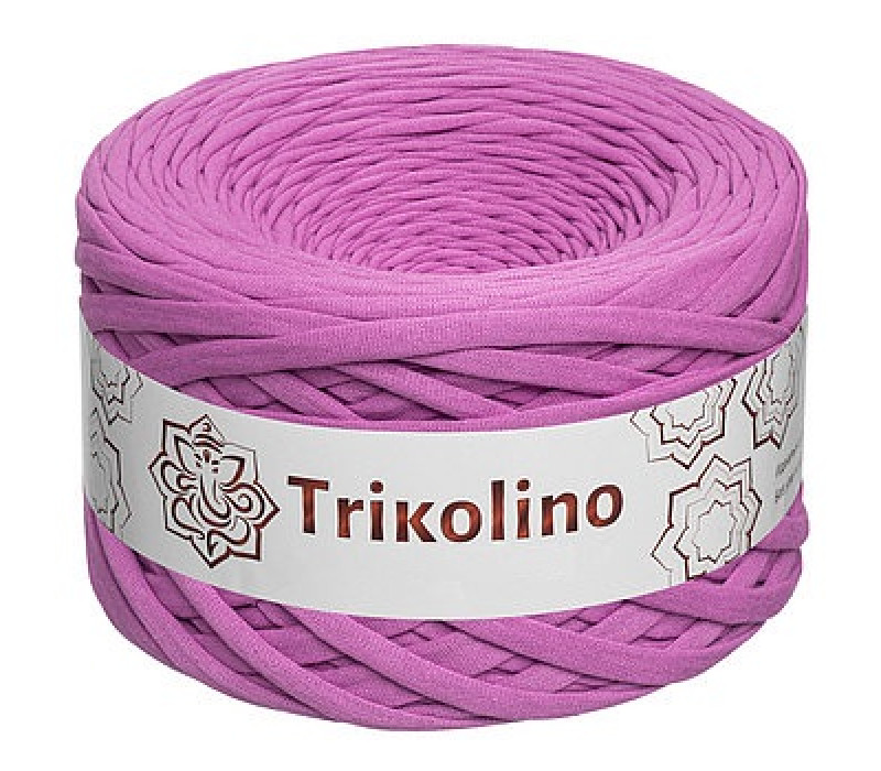 Пряжа трикотажная 7-9 мм "Trikolino" 100м. Фиалка
