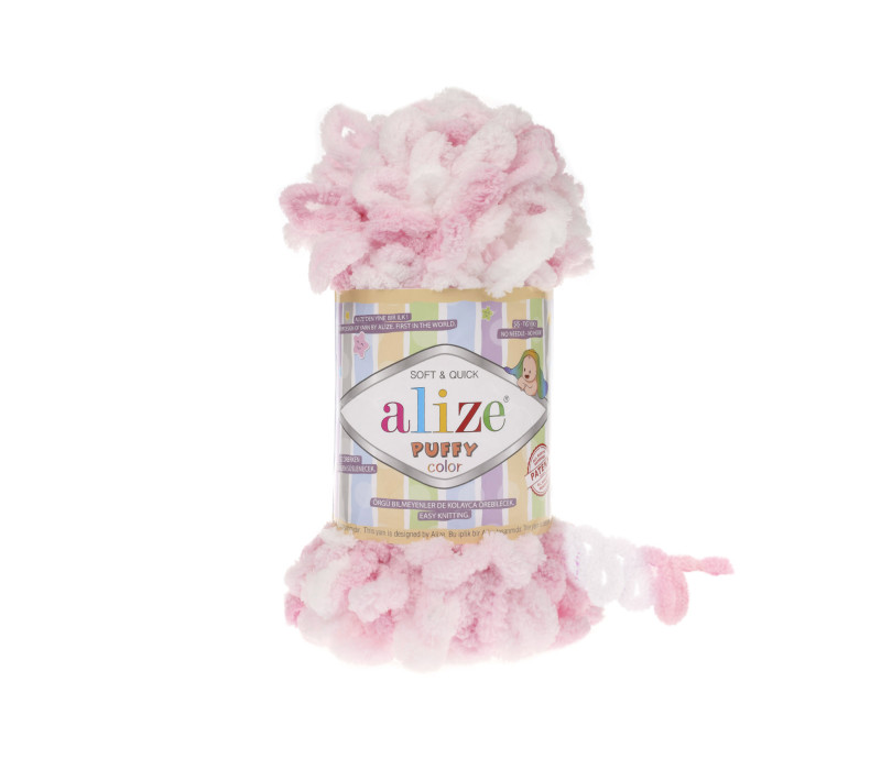 Пряжа Alize Puffy Color 5863 Пряжа Alize Puffy Color 5863