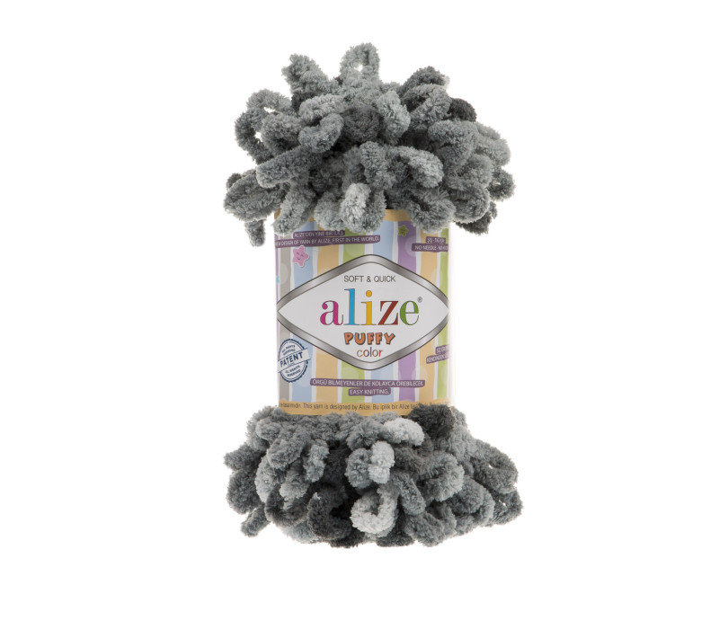 Пряжа Alize Puffy Color 5882 Пряжа Alize Puffy Color 5882