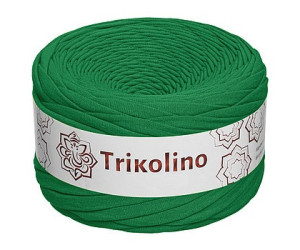 Пряжа трикотажная 7-9 мм "Trikolino" 100м. Морской зеленый