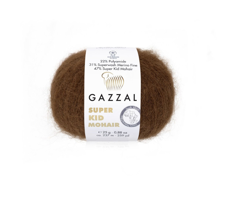 Пряжа Gazzal Super Kid Mohair 64400