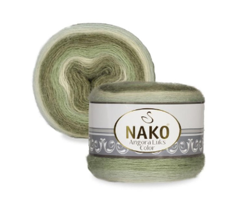 Пряжа Nako Angora Luks Color 82361