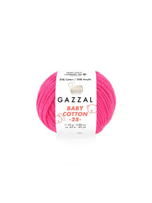 Пряжа Gazzal BabyCotton 25 цвет 3446