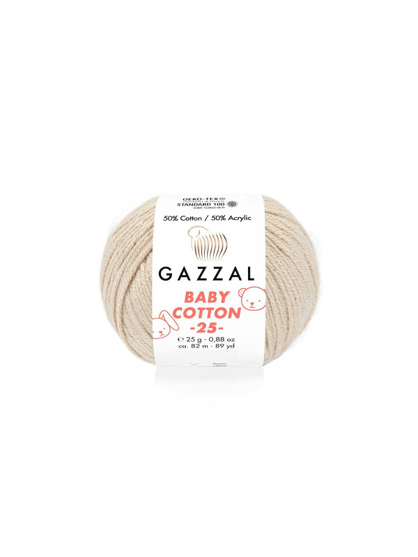 Пряжа Gazzal BabyCotton 25 цвет 3446