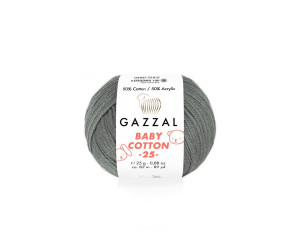 Пряжа Gazzal BabyCotton 25 цвет 3446