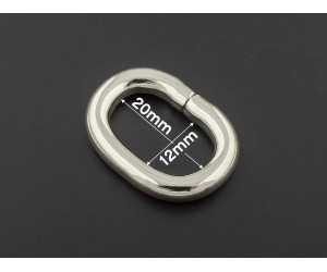 Кільце 20мм нікель 65-229 (25820)