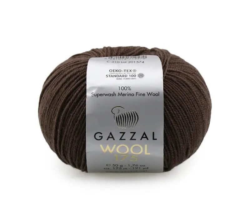 Пряжа Gazzal Wool 175 310