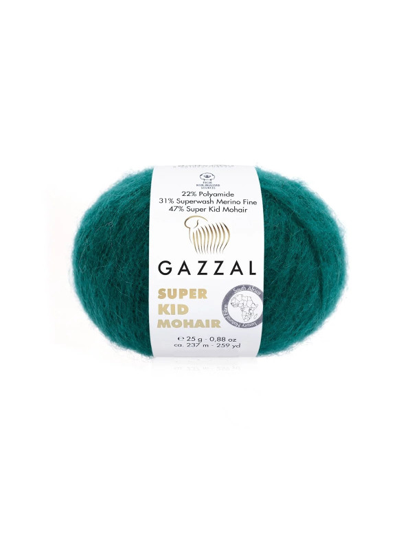 Пряжа Gazzal Super Kid Mohair 64418