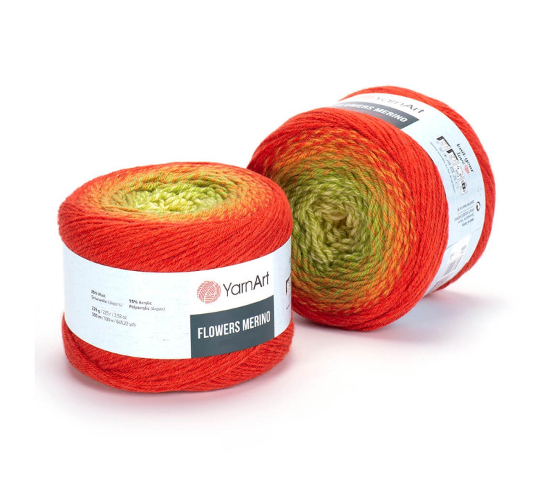 Пряжа YarnArt Flowers Merino 539 Пряжа YarnArt Flowers Merino 539