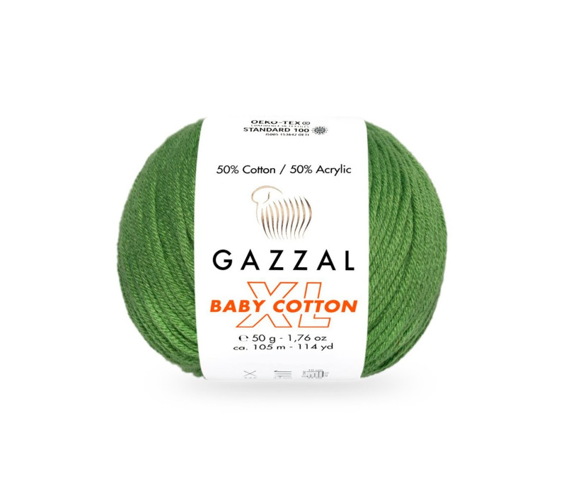 Пряжа Gazzal BabyCotton XL 3449 Пряжа Gazzal BabyCotton XL 3449