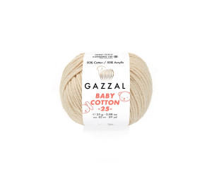 Пряжа Gazzal BabyCotton 25 цвет 3445